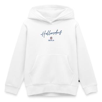 Hellersdorf - Drapeau de Berlin - Ours de Berlin - Sweat Premium à capuche enfant bio - blanc - Devant - AI Model Kid Female (0cm)