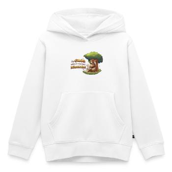 Siggi und der Zauberwald - Kuscheln - Kinder Premium Organic Hoodie - Weiß - Vorne - AI Model Kid Female (0cm)