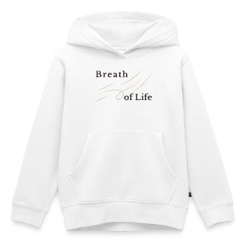 Breath of Life Christliches Design – Gen 2,7 - Kinder Premium Organic Hoodie - Weiß - Vorne - AI Model Kid Female (0cm)