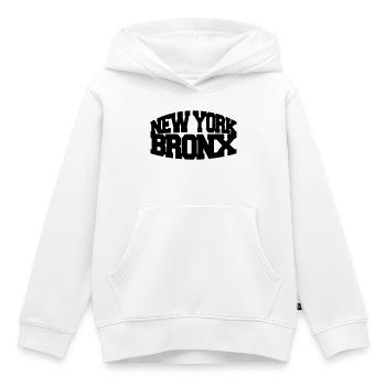 new york bronx - Kids Premium Organic Hoodie - white - Front - AI Model Kid Female (0cm)