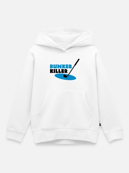golf - Kinder Premium Organic Hoodie - Weiß