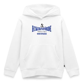 Eckernförde Ostsee ...(25) - Kinder Premium Organic Hoodie - Weiß - Vorne - AI Model Kid Female (0cm)