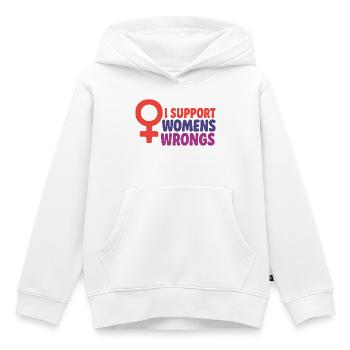 Venus Symbol Rallye T-Shirt - Kinder Premium Organic Hoodie - Weiß - Vorne - AI Model Kid Female (0cm)