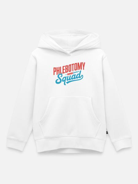 Phlebotomy Squad - Kinder Premium Organic Hoodie - Weiß