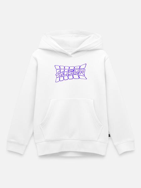 Geschenk für Alison - Kinder Premium Organic Hoodie - Weiß