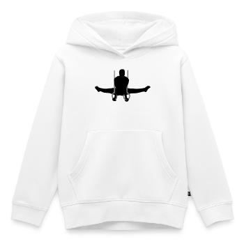 Gymnastik - Kinder Premium Organic Hoodie - Weiß - Vorne - AI Model Kid Female (0cm)
