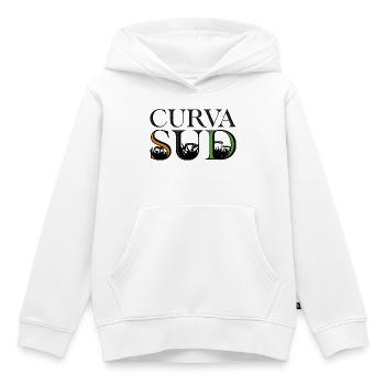 Curva Sud - Kinder Premium Organic Hoodie - Weiß - Vorne - AI Model Kid Female (0cm)