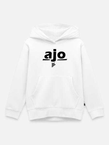 ajo alla - Kinder Premium Organic Hoodie - Weiß