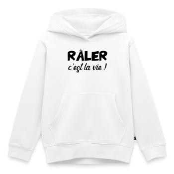 Sich zu beschweren ist das Leben! Humor Lustiger Witz - Kinder Premium Organic Hoodie - Weiß - Vorne - AI Model Kid Female (0cm)