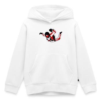 Skydiver - Kinder Premium Organic Hoodie - Weiß - Vorne - AI Model Kid Female (0cm)
