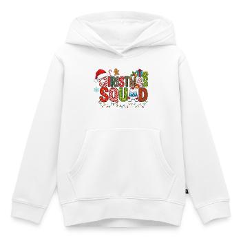 Christmas Squad - Kinder Premium Organic Hoodie - Weiß - Vorne - AI Model Kid Female (0cm)