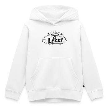 O Leck - Kinder Premium Organic Hoodie - Weiß - Vorne - AI Model Kid Female (0cm)