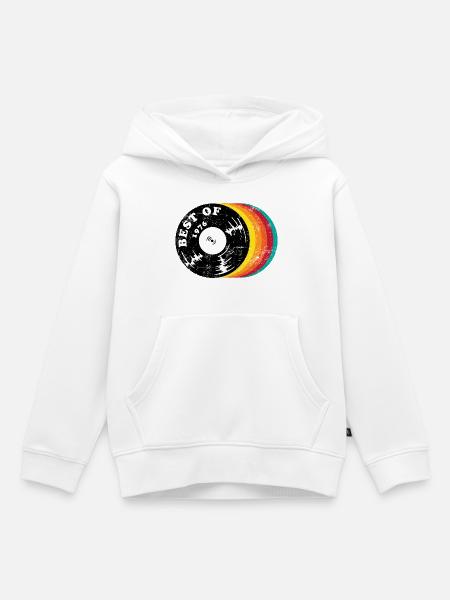 Best of 1976 - Kinder Premium Organic Hoodie - Weiß