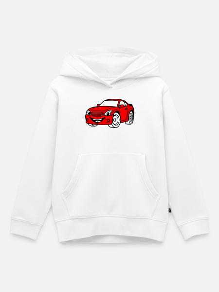 Car Children - Kinder Premium Organic Hoodie - Weiß