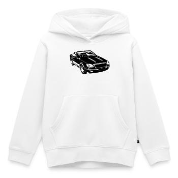 SLK Roadster Cabrio (25) - Kinder Premium Organic Hoodie - Weiß - Vorne - AI Model Kid Female (0cm)