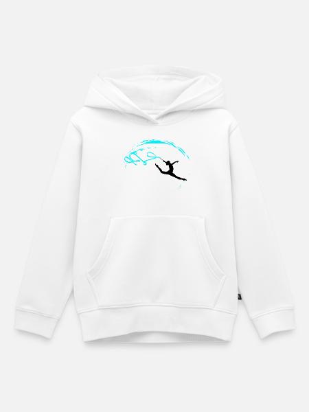 Rhythmische Gymnastik - Kinder Premium Organic Hoodie - Weiß