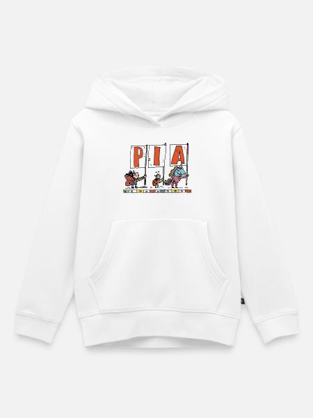 Pia - Kinder Premium Organic Hoodie - Weiß