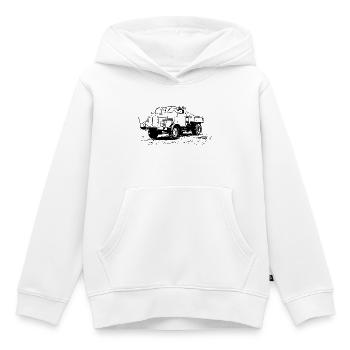 IFA H3 Kipper - Kinder Premium Organic Hoodie - Weiß - Vorne - AI Model Kid Female (0cm)