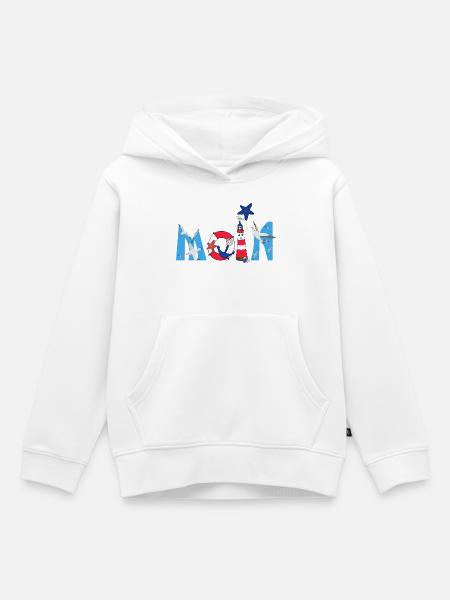 Moin Kinder Motiv - Kinder Premium Organic Hoodie - Weiß