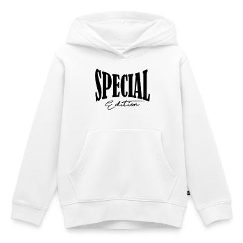 Chemise Tuner édition spéciale - Sweat Premium à capuche enfant bio - blanc - Devant - AI Model Kid Female (0cm)