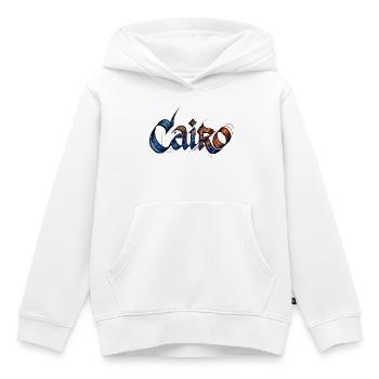 Cairo - Kids Premium Organic Hoodie - white - Front - AI Model Kid Female (0cm)