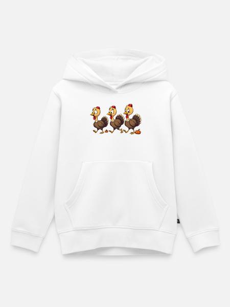 Thanksgiving Truthahn Baby - Kinder Premium Organic Hoodie - Weiß