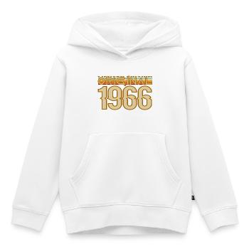 Originale Vintage Limited Edition von 1966 - Kinder Premium Organic Hoodie - Weiß - Vorne - AI Model Kid Female (0cm)