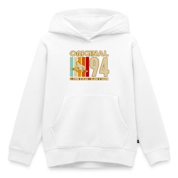 Original 94 Limited Edition Surf - Kids Premium Organic Hoodie - white - Front - AI Model Kid Female (0cm)