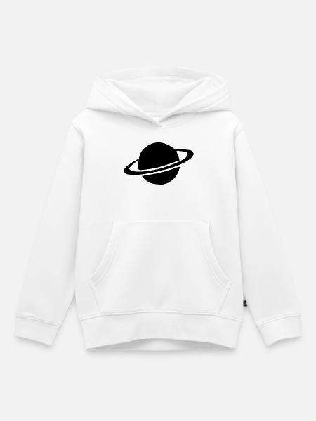 Weltraum Geschenk - Kinder Premium Organic Hoodie - Weiß