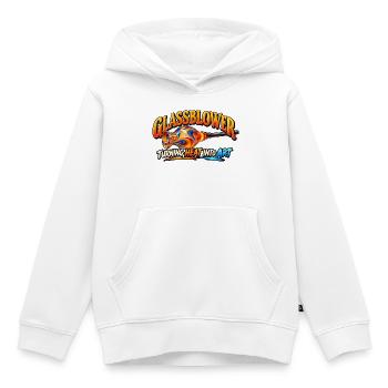 Glasbläser verwandelt Hitze in Kunst – Glaskünstler D - Kinder Premium Organic Hoodie - Weiß - Vorne - AI Model Kid Female (0cm)