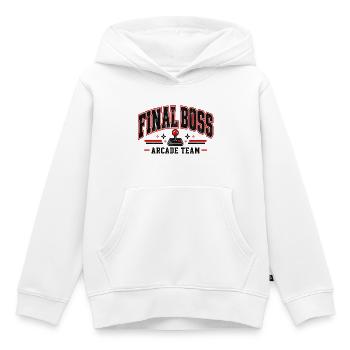 Retro Gaming - Kinder Premium Organic Hoodie - Weiß - Vorne - AI Model Kid Female (0cm)