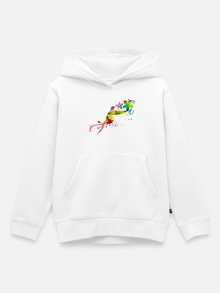 Colobri - Kinder Premium Organic Hoodie - Weiß