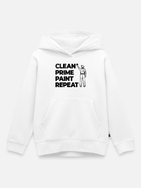Maler Workflow - Kinder Premium Organic Hoodie - Weiß