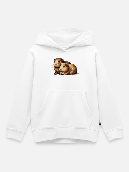 Team Cuteness - Kinder Premium Organic Hoodie - Weiß