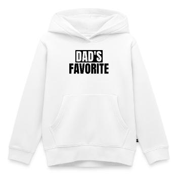 Lieblingskind Papas Liebling Ich bin Papas Lieblin - Kinder Premium Organic Hoodie - Weiß - Vorne - AI Model Kid Female (0cm)
