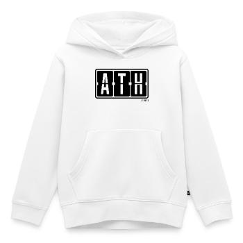 Athen ATH, City T-Shirtr Athens Souvenir - Kinder Premium Organic Hoodie - Weiß - Vorne - AI Model Kid Female (0cm)