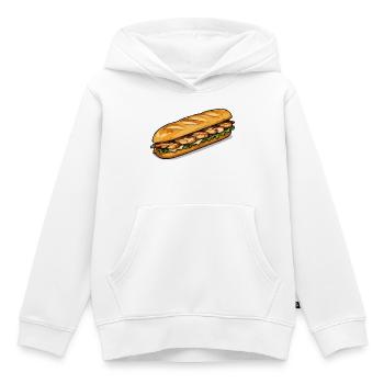 Gegrilltes Hähnchen Sub Kunst - Kinder Premium Organic Hoodie - Weiß - Vorne - AI Model Kid Female (0cm)