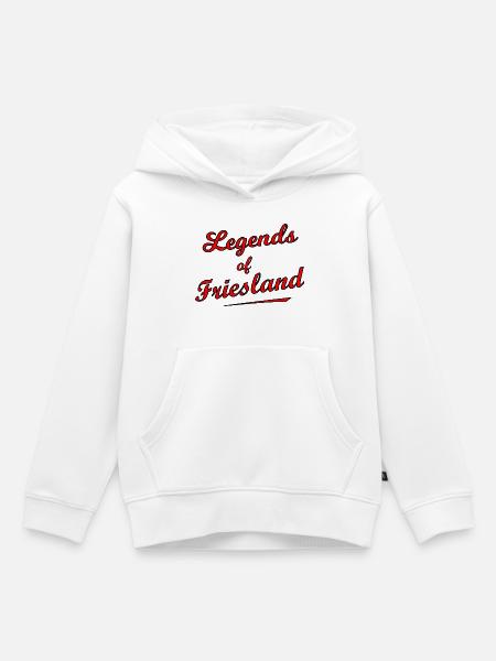 Legends of Friesland - Kinder Premium Organic Hoodie - Weiß