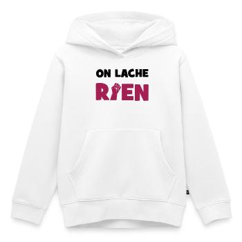 Wir verlieren nichts! - Kinder Premium Organic Hoodie - Weiß - Vorne - AI Model Kid Female (0cm)