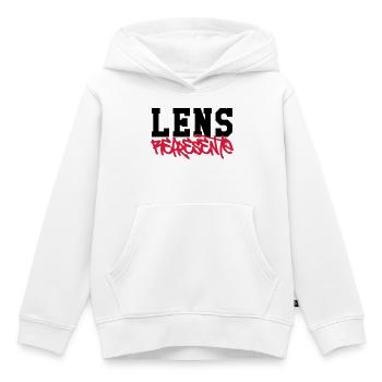 Stellt Objektiv! - Kinder Premium Organic Hoodie - Weiß - Vorne - AI Model Kid Female (0cm)