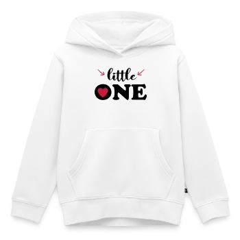 Baby Kind Geburtstag Geschenk Sprüche Little One - Kinder Premium Organic Hoodie - Weiß - Vorne - AI Model Kid Female (0cm)