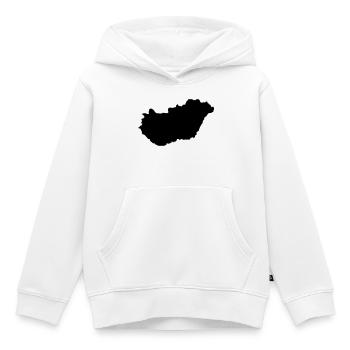 Pays hongrois - Sweat Premium à capuche enfant bio - blanc - Devant - AI Model Kid Female (0cm)