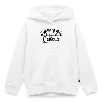 Gran Canaria - Kids Premium Organic Hoodie - white - Front - AI Model Kid Female (0cm)