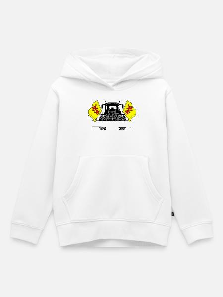 Süd Holland_Tractor_Custom_Edition - Kinder Premium Organic Hoodie - Weiß