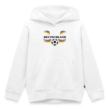 Deutschland Fußball Kult Shirt (25) - Kinder Premium Organic Hoodie - Weiß - Vorne - AI Model Kid Female (0cm)