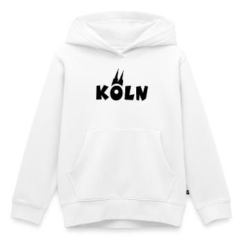 Köln mit Kölner Dom - Kinder Premium Organic Hoodie - Weiß - Vorne - AI Model Kid Female (0cm)