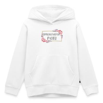 Schweiz Graubünden Mädchen Heimat Geschenk - Kinder Premium Organic Hoodie - Weiß - Vorne - AI Model Kid Female (0cm)