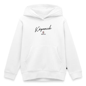 Köpenick - Drapeau de Berlin - Ours de Berlin - Sweat Premium à capuche enfant bio - blanc - Devant - AI Model Kid Female (0cm)