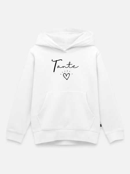 tante - Kinder Premium Organic Hoodie - Weiß