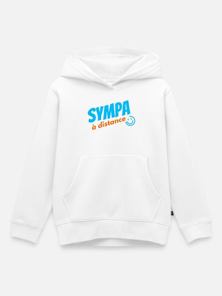 Aus der Ferne cool - Kinder Premium Organic Hoodie - Weiß